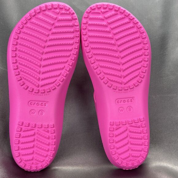 Crocs Kadee II Strappy Sandals Women's 8 Crush Pink Iconic Comfort Summer Slides - Picture 15 of 17